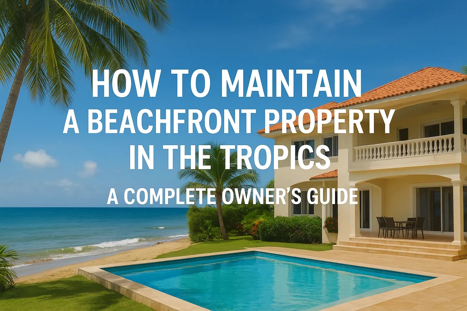 How to Maintain a Beachfront Property in the Dominican Republic: The Complete Owner's Guide