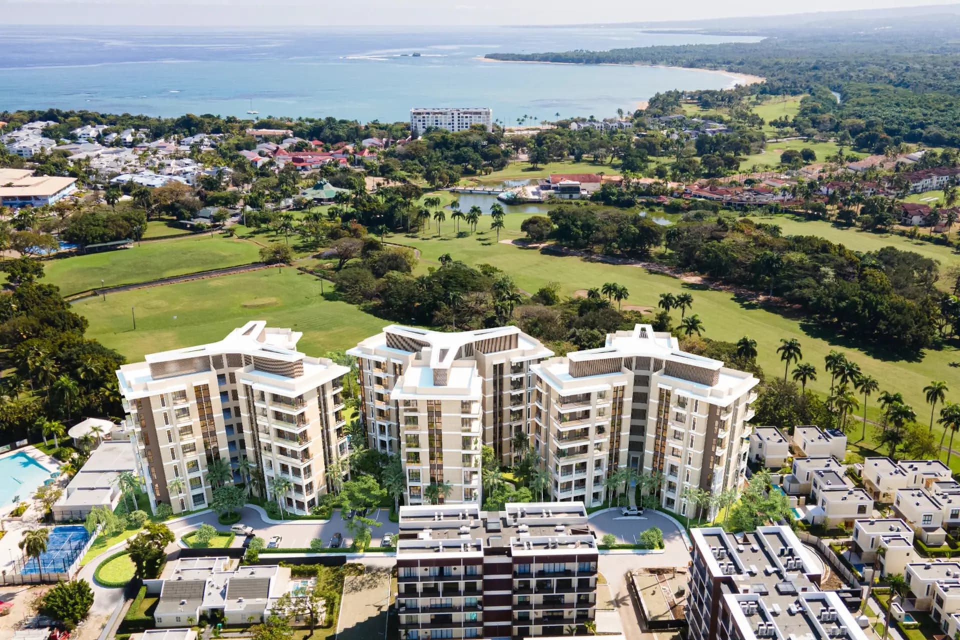 Modern 1-Bedroom Apartment for Sale in Green One Playa Dorada – Golf Course View