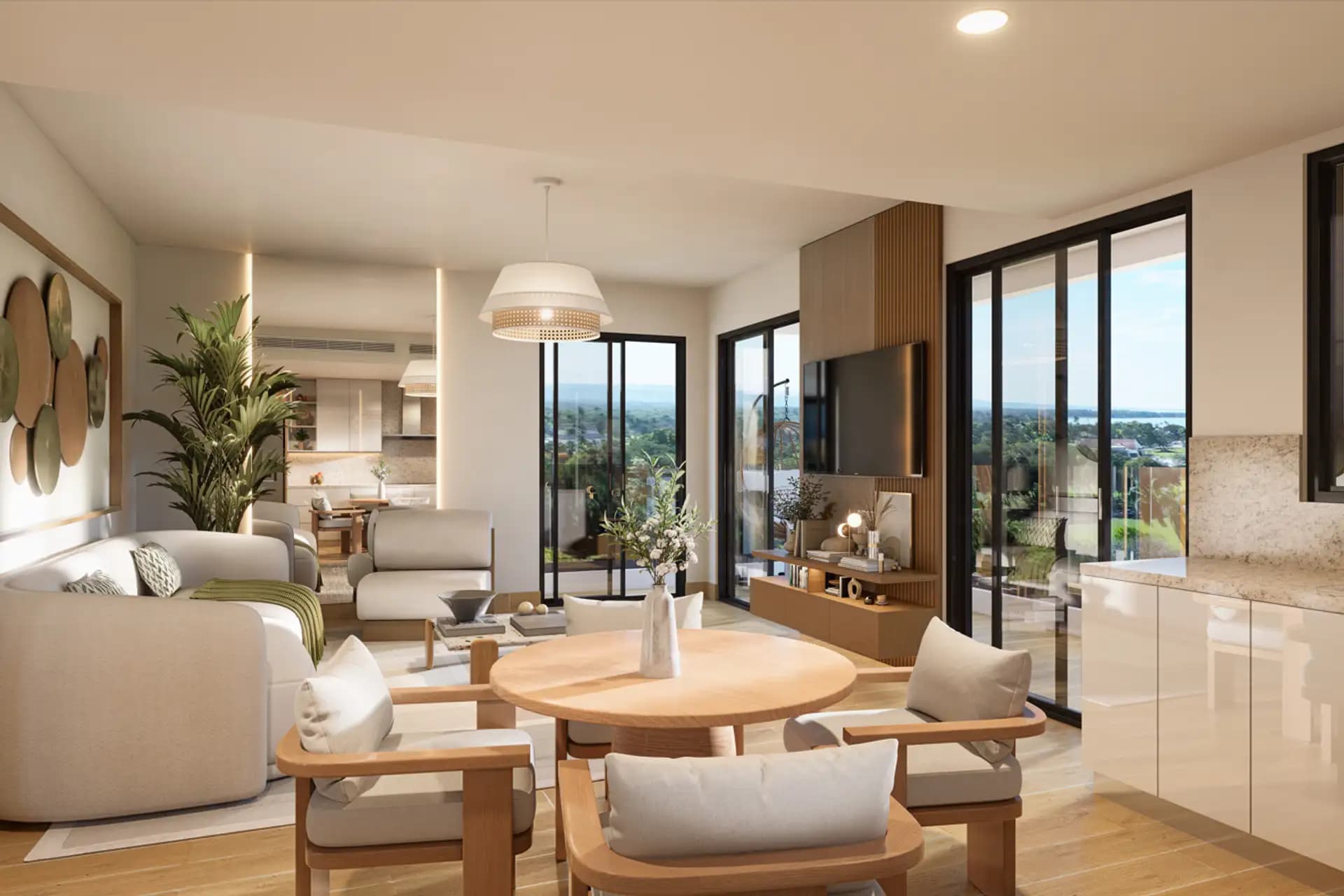 Modern 1-Bedroom Apartment for Sale in Green One Playa Dorada – Golf Course View
