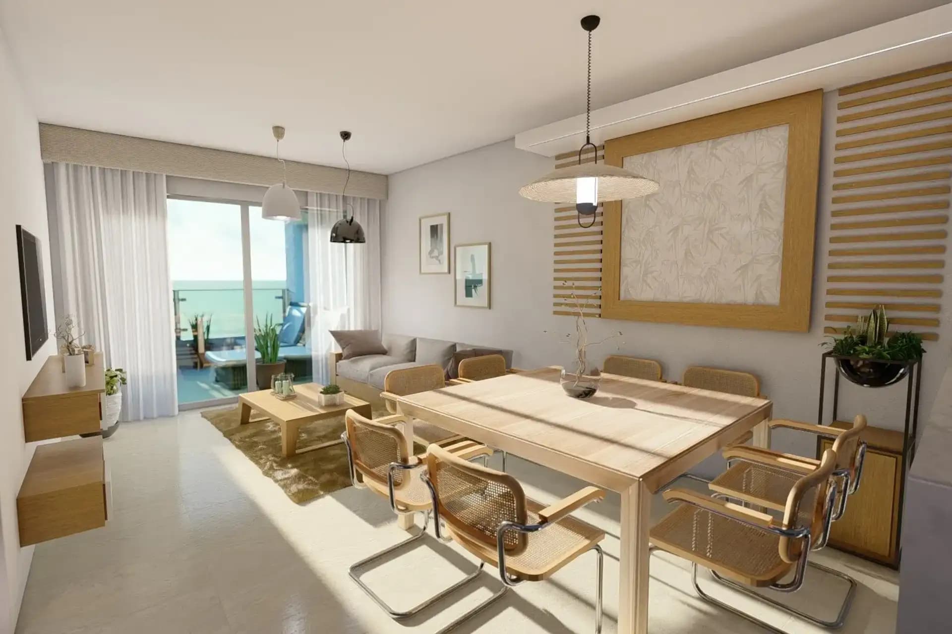 First Line Oceanfront Apartments for sale at Encuentro Beach